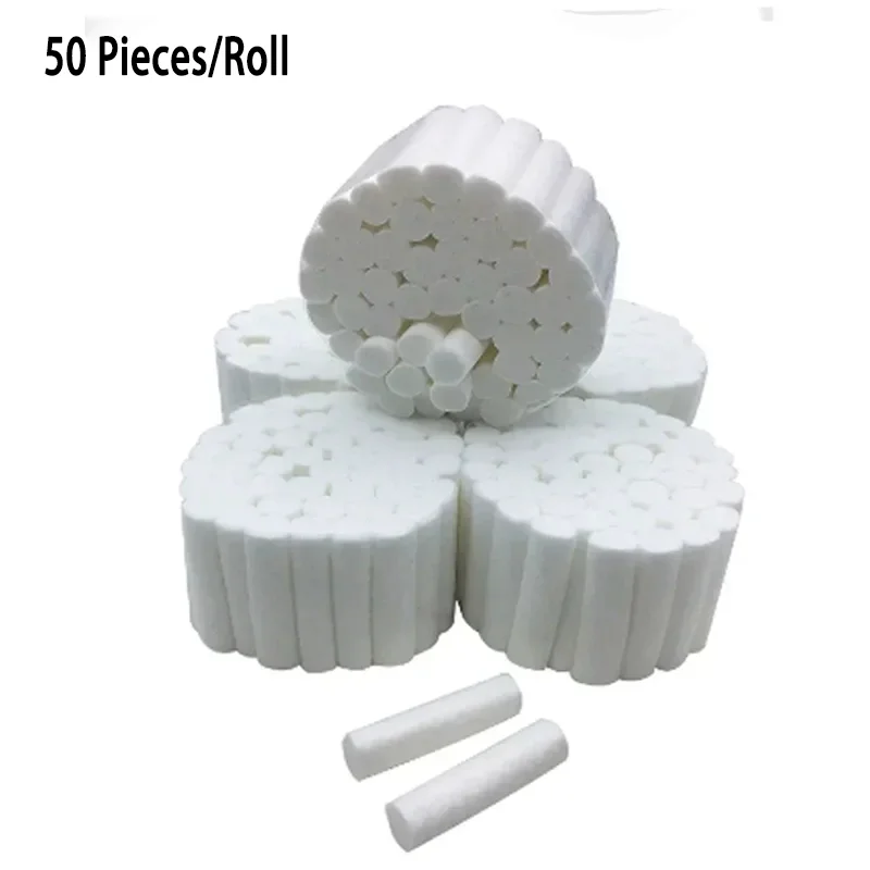 Dental Cotton Rolls for Medical Teeth Whitening Tooth Gem Cotton Roll Disposable Absorbent Hemostatic Cotton Dentist Materials