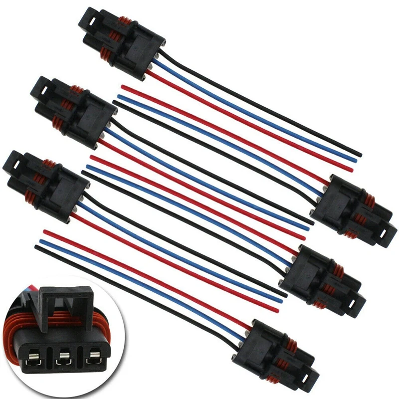 6Pcs Pulse Power Plug Connector Pigtail For Polaris Ranger XP1000 & RS1