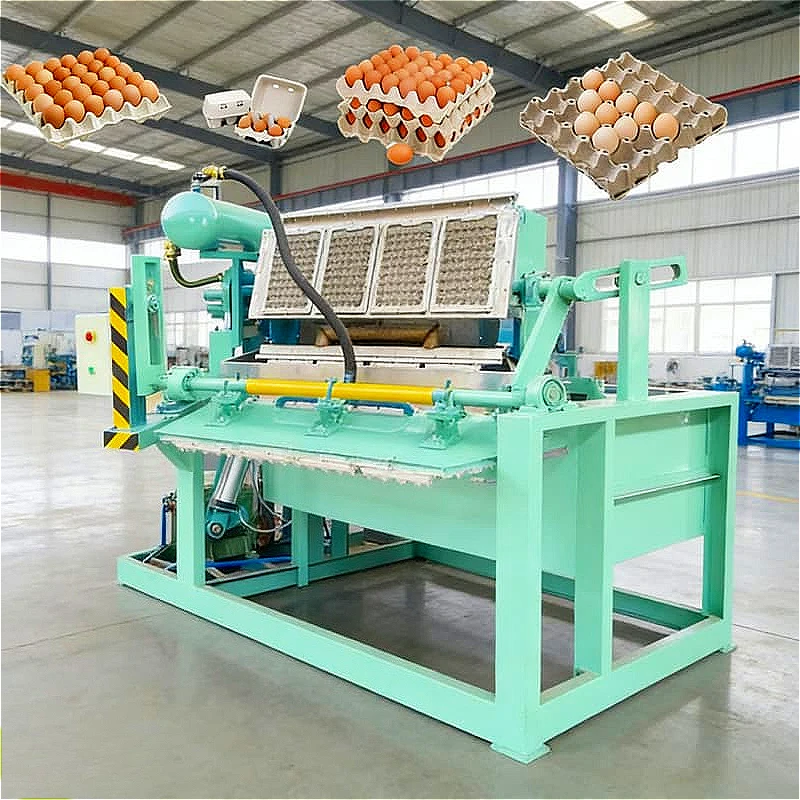 Egg Tray Forming Machine Egg Carton Production Line Waste Paper Recycling System Packaging Fruit Tray Industrial Manufacturing