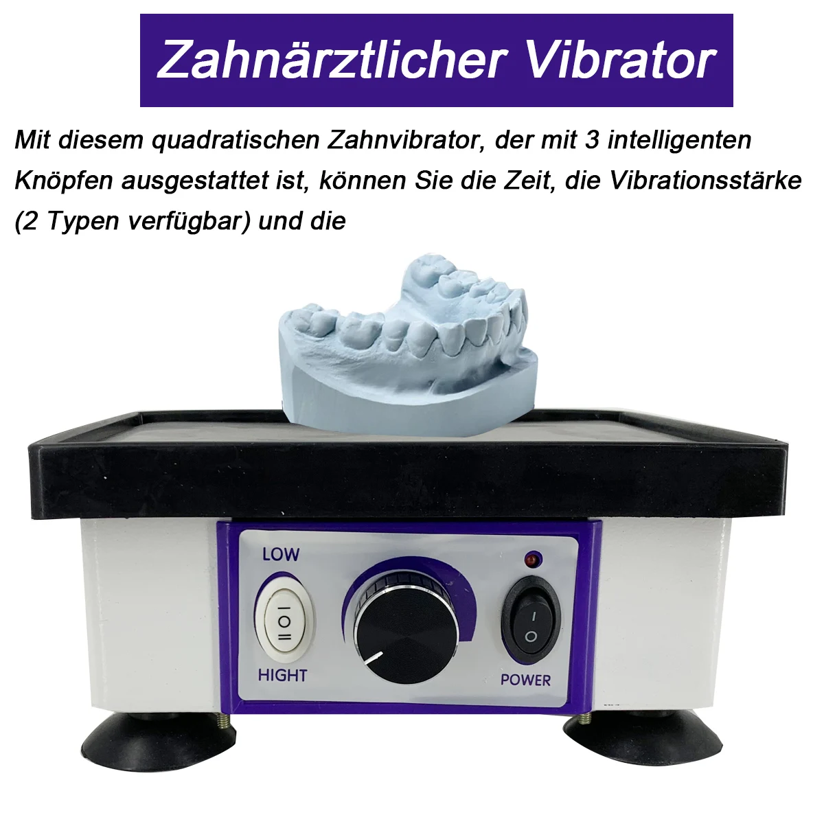 120W Tandheelkundige Gips Oscillator Tandheelkundige Laboratorium Apparatuur Gips Schudden Machine Tandheelkundige Model Trillingen Machine 220V
