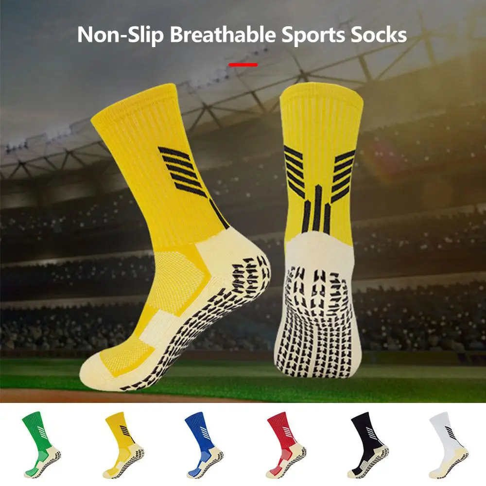 

Football Socks Professional Anti Men Slip Football Socks Riding Cycling Sport Socks Nylon Breathable Running Stocking