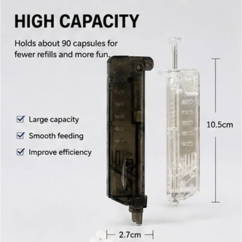 6MM Portable Press Mechanical Loader Plastic Bead Refill Loading Tool Action Model Decoration Parts