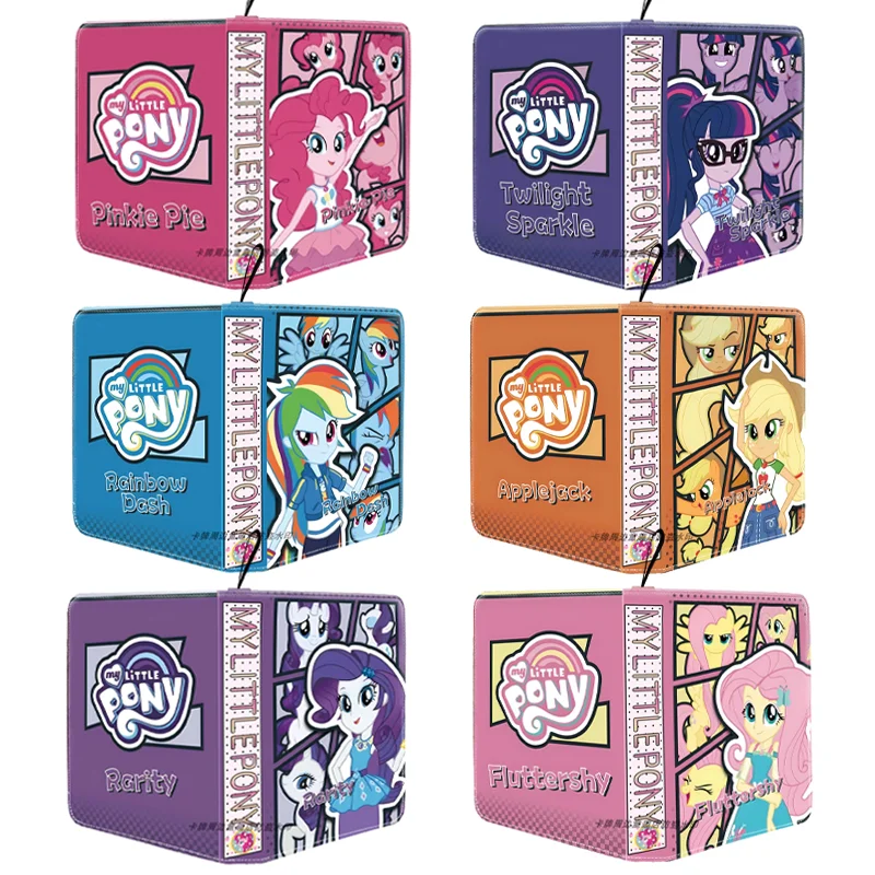 400 PCS My Little Pony Twilight Sparkle appljack Cards Album Map Letter Folder Binder Notebook Game Collection Gift Toy Card