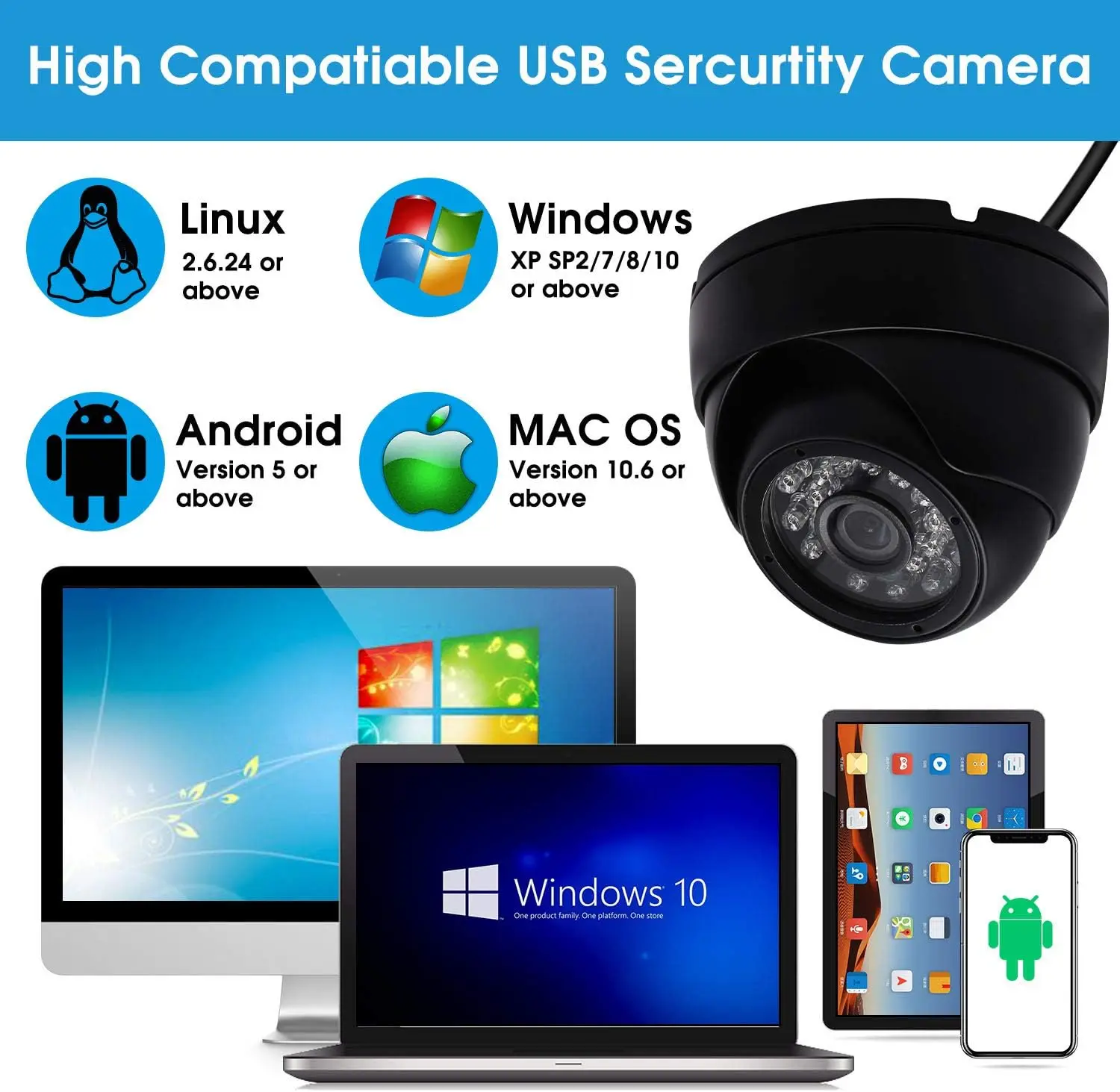 SVPRO 720P Outdoor Wasserdichte Nachtsicht Infrarot Dome USB Kamera SONY IMX214 CMOS Fixed Foucs USB Webcam für Sicherheitsmonitor