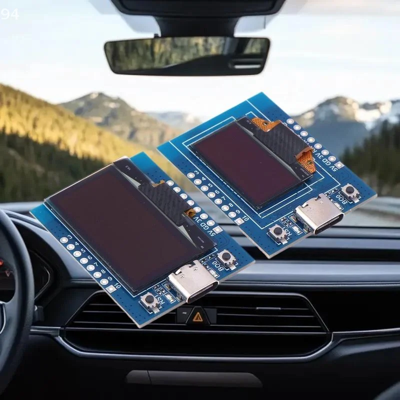 

ESP32-C3 Development Board 0.96/1.3 Inch OLED Display Screen WiFi Bluetooth IoT Module Ceramic Antenna Microcontroller Module