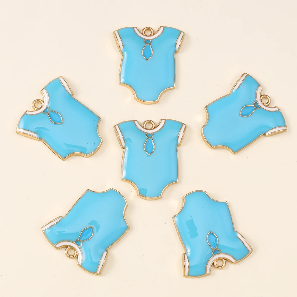 10 stks/partij Emaille Baby Doek Bedels Hangers Leuke Bib Baby Voeten Sokken DIY Armband Ketting Sieraden Bevindingen Accessoires