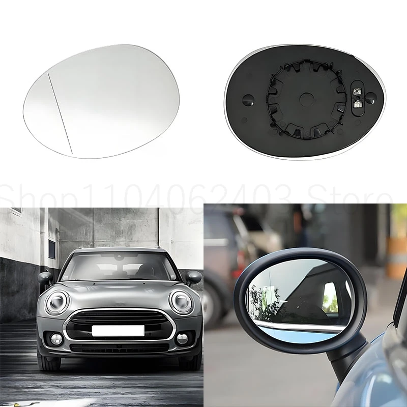 Heated Side Mirror Glass Auto for BMW MINI Clubman Cabrio Countryman F54 F55 F56 F57 F60 left right rearview   rear view mirror