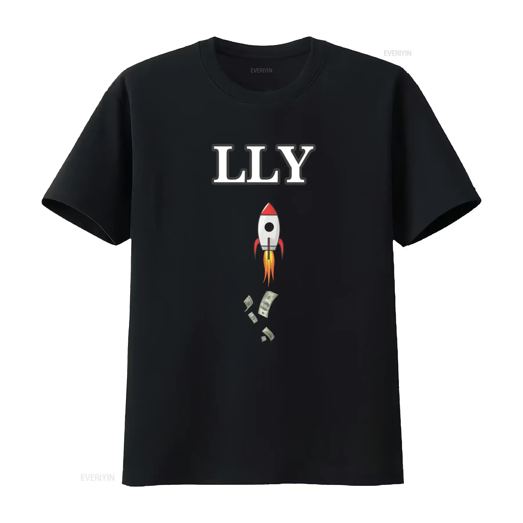 Lilly Eli Co Lly Rocket Money T Shirt Idea For Investor And Trader Stonksabove Com vintage Washed Soft graphic Slightly Unisex