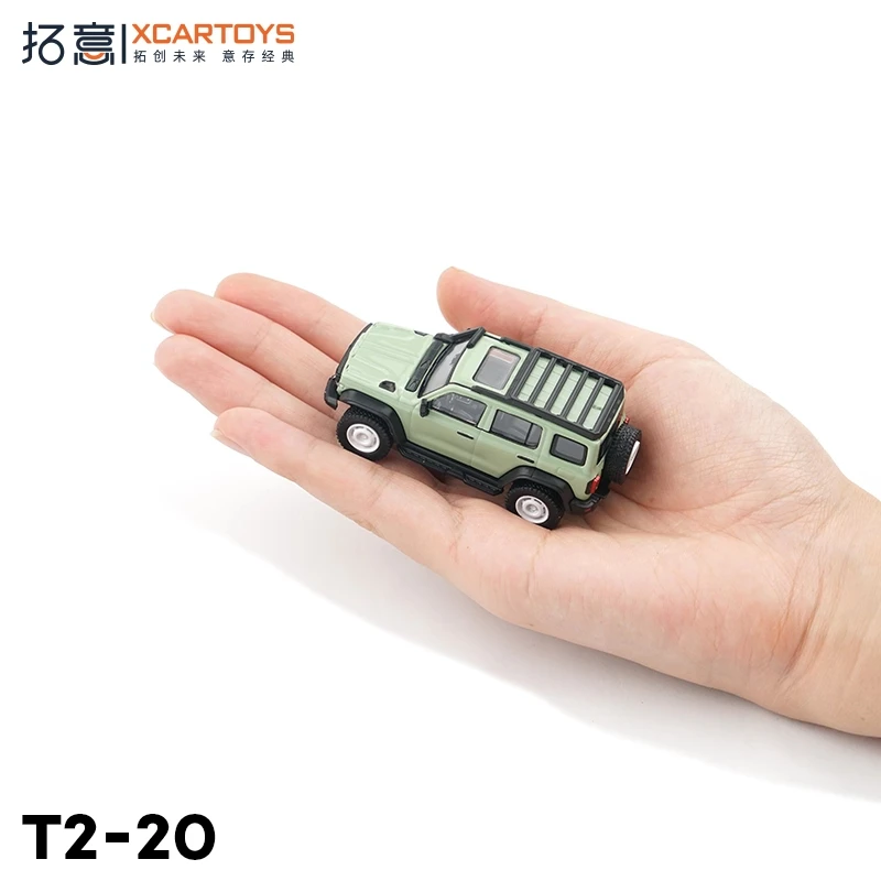 XCARTOYS 1:64 Tank 300 02 ريترو الأخضر سبيكة يموت الصب نماذج السيارات الكبار المقتنيات الصبي لعبة GiftModel جمع المتحمسين