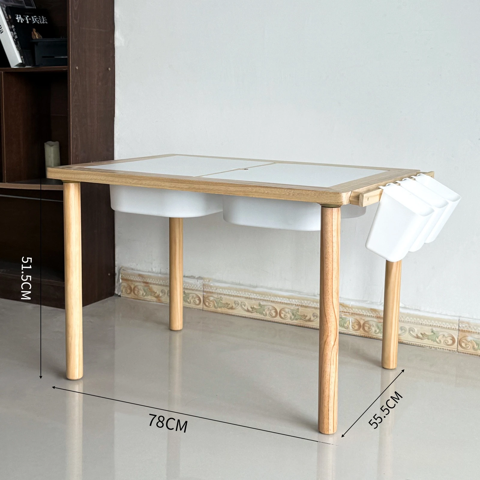 어린이 감각 발달용 학습 의자 및 나무 놀이 테이블 의자 학습 테이블