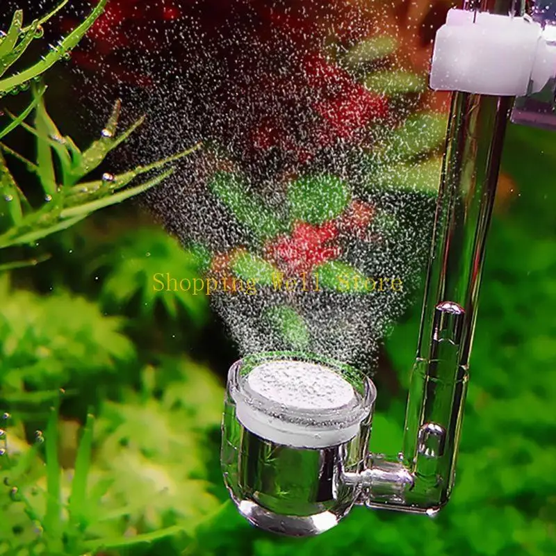 KX4B Acrilico per CO2 Diffuser Clear Atomizer per mantenere le piante d'acquario