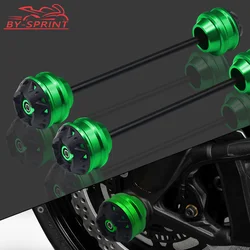 For Z900 Z900RS Z900SE Z650 2017-2023 Motorcycle CNC Front Rear Axle Fork Wheel Crash Sliders Protector Pad z900 z650