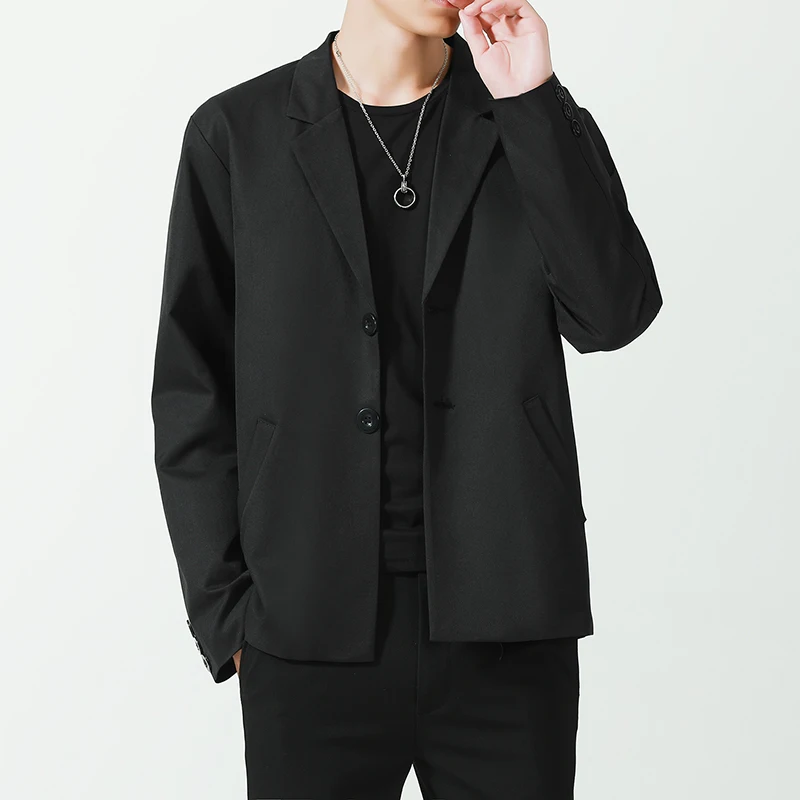 

Casual Tailored Men's Jaet Spring Autumn Youth Faion Slim Fit Korean Sle Haome Young Man's Small Suit Outerwear
