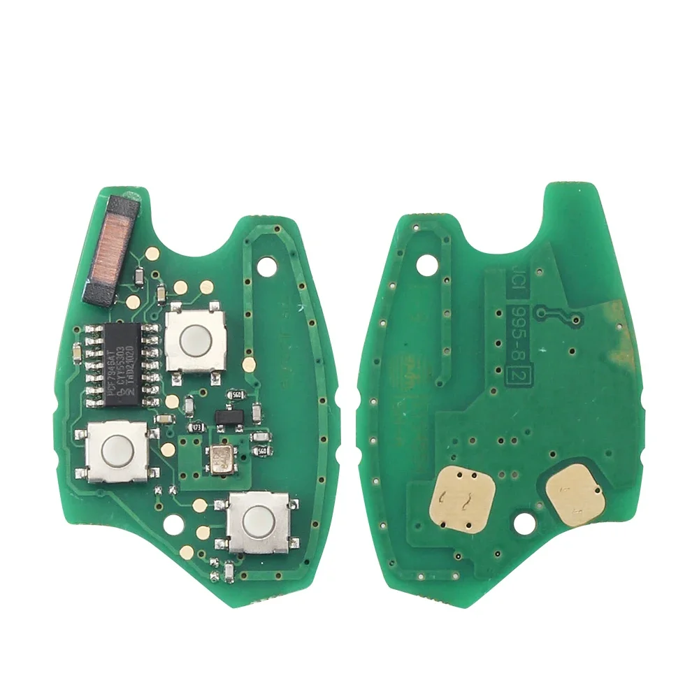 KEYYOU Fernbedienung Auto Schlüssel 433MHz für Renault Trafic Vauxhall Vivaro Sandero Logan Symbol Dacia Duster 4A PCF7961M HITAG AES chip