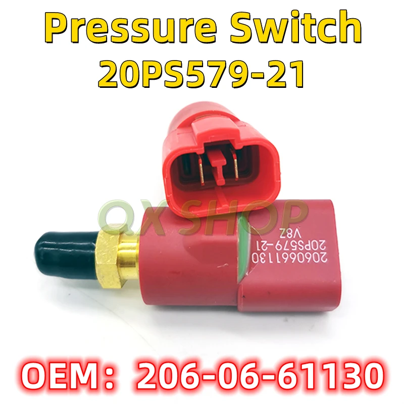 

206-06-61130 2060661130 Digger Part PC130-7 PC200-7 PC220/240/350-7 Pressure Switch Sensor 20PS579-21 for Komatsu Excavator