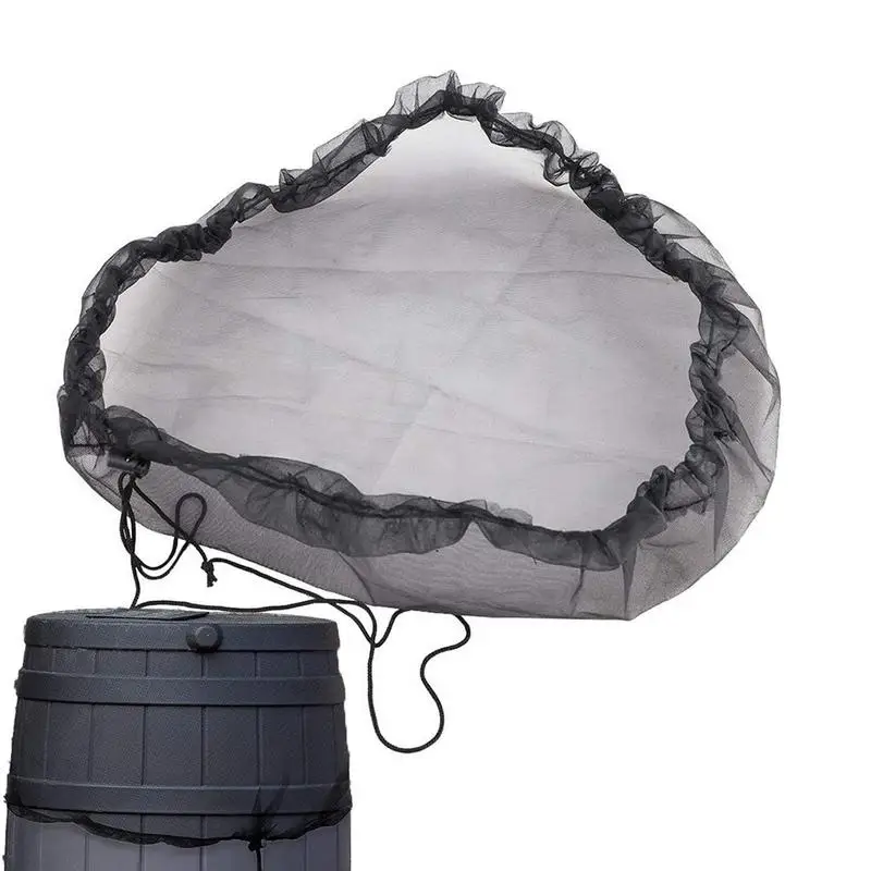 Rain Barrel Screen Cover Water Barrel Top Catcher water tank leaf screen insect protection covers For Outdoor Garden
