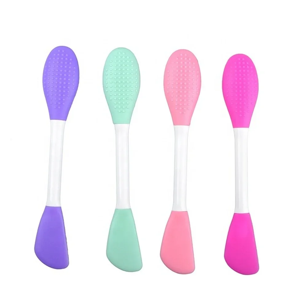 فرشاة تنظيف الوجه والقناع من السيليكون 2 في 1 للعناية ببشرة الوجه مقشر مقشر المسام أدوات التنظيف العميق للرؤوس السوداء