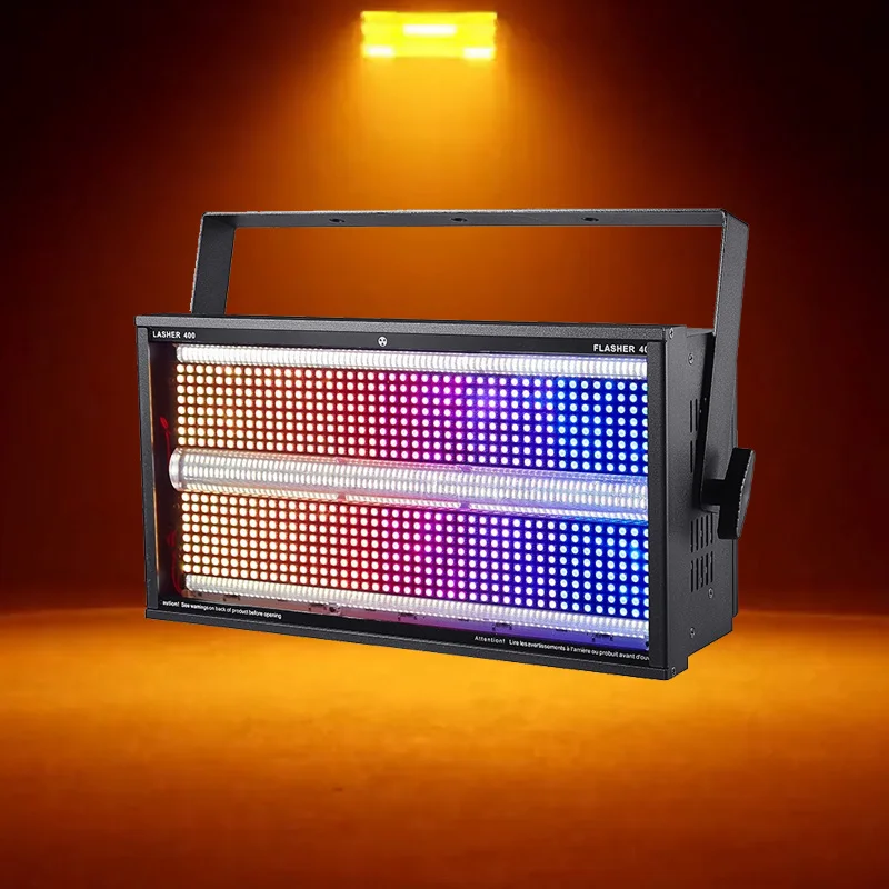 

Tiitee High Brightness DMX512 Flash Strobe for Club DJ Stage Lighting Dimmable 88 Sections 400W RGBW LED Strobe Light