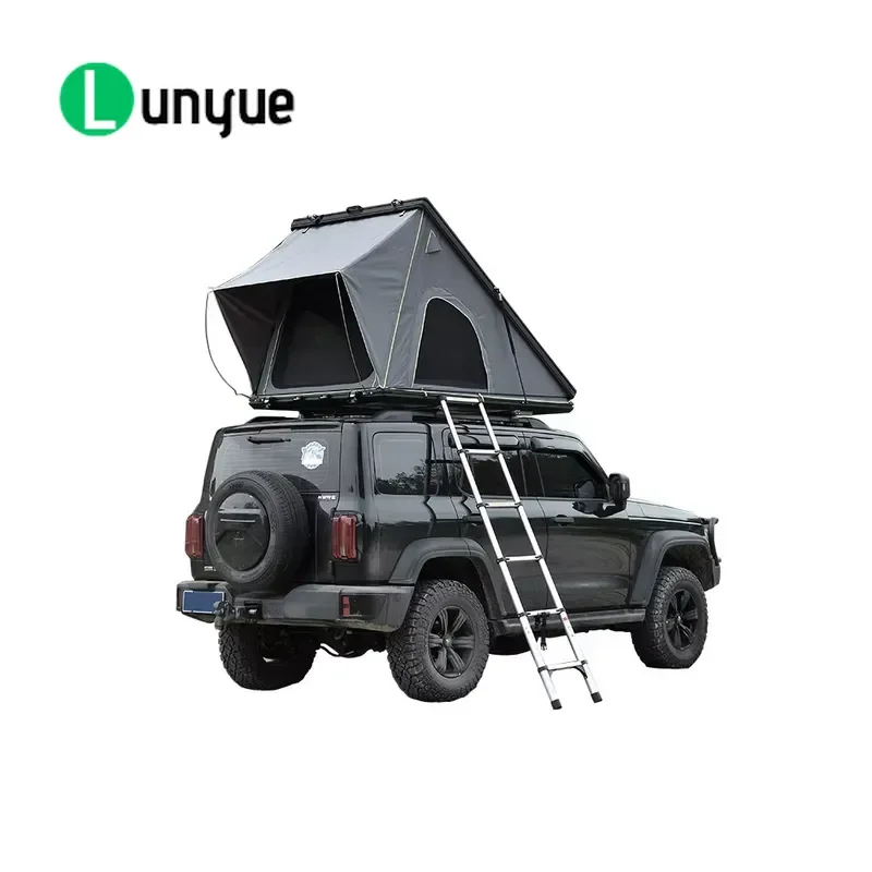 Hard Shell Roof Top Tent 4 Person 4 Season Waterproof Foldable Quick Setup Camping Tent for SUV Truck Outdoor Adventure