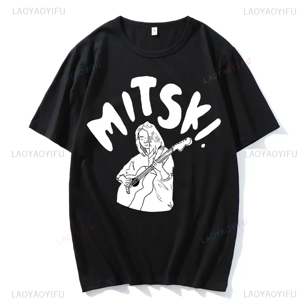 Mitski Be The Cowboy Poster Music Album Singer Print T Shirt Harajuku Hip-hop Shirt Retro Aesthetic Streetwear Unisex Cotton Tee