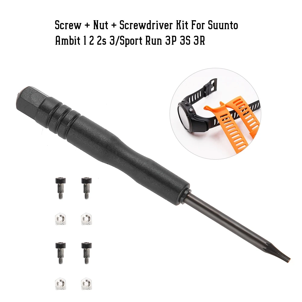 Tool kit for Suunto Ambit Screw + Nut Screwdriver Kit For Suunto Ambit 1 2 2s 3/Sport Run 3P 3S 3R Kit For Suunto Ambit