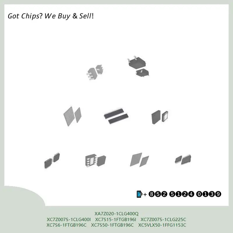 chip-circuito-integrado-chip-mcu-xa7z020-1clg400q-xc7z007s-1clg400i-xc7s15-1ftgb196i-xc7z007s-1clg225c-xc7s6-1ftgb196c
