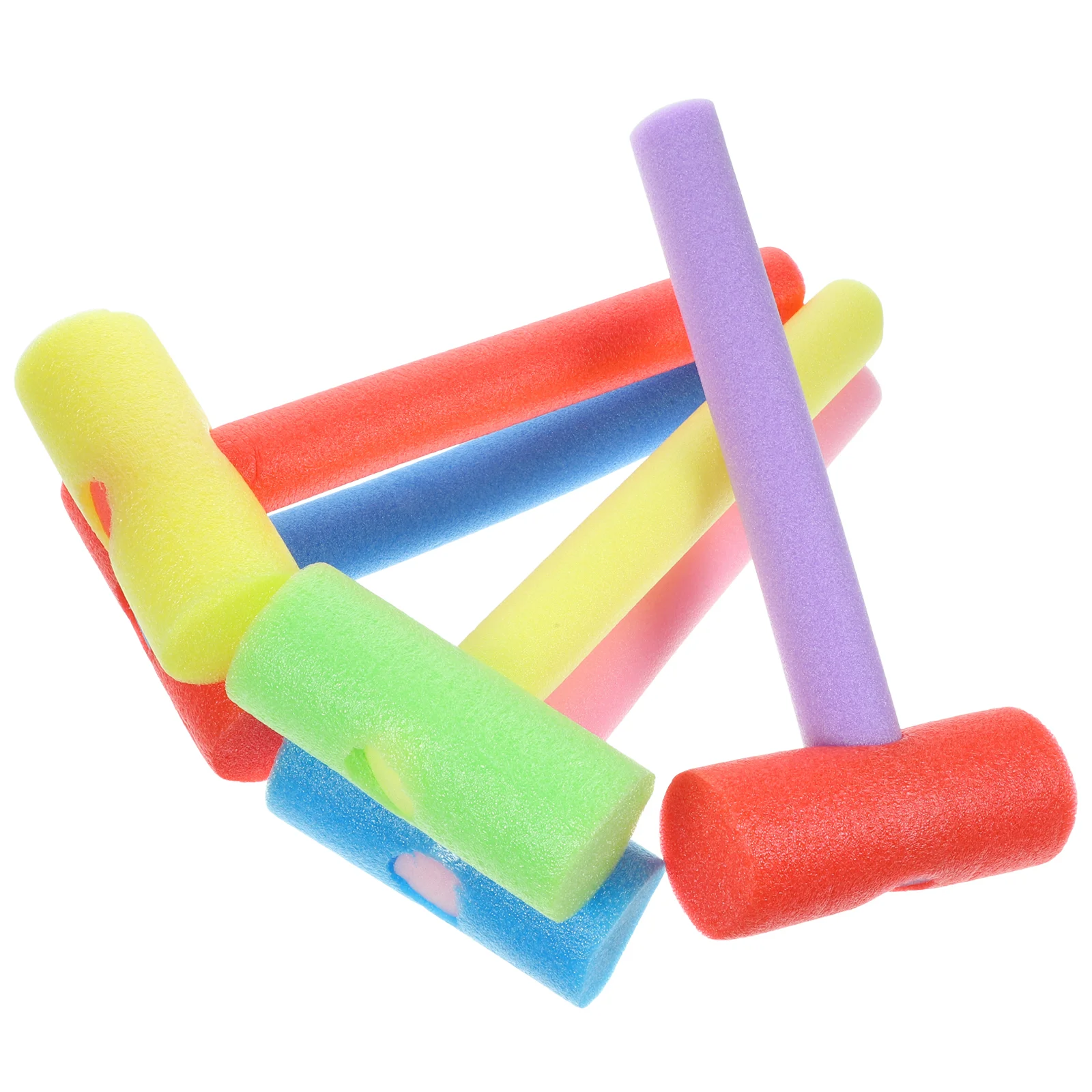 5 Pcs Foam Hammer Toy for Toddlers Kids Educational Prop EPE Material Portable Lightweight Carnival Party Prizes