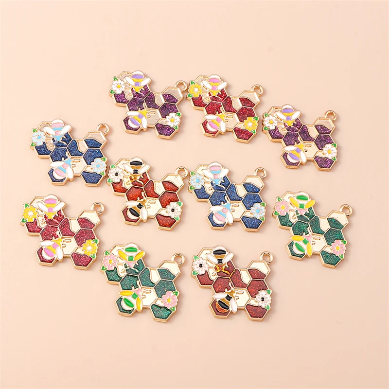 

20pcs 24x23mm Cartoon Animal Charms Enamel Dog Charms Pendants for Jewelry Making Necklaces Earrings Bracelets DIY Accessories