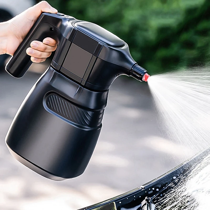 2L Electric Foam Sprayer Car Washing Foam Sprayer Can Rechargeable Foaming Pump Watering Can Car Wash Electric Water