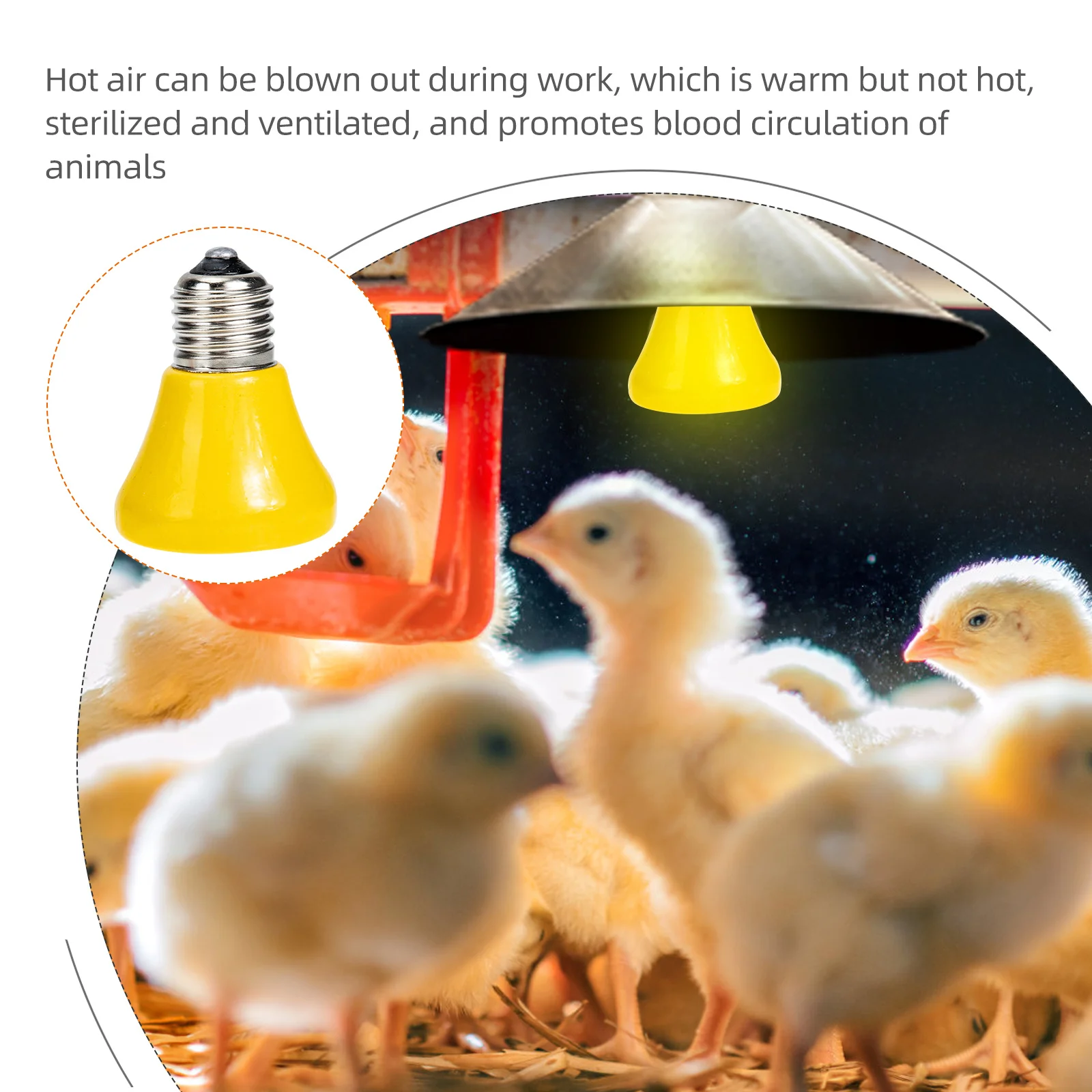 الزواحف مصباح الحرارة لمبة السيراميك E27 قاعدة التدفئة باعث الزواحف لوازم E27 قاعدة التدفئة باعث لمبة