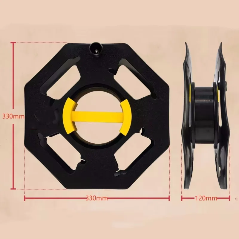 Outdoor Cable Tidy Reel 25M Storage Reel Wire Extension Tidy Frame Roll Up Stand For Caravan Yacht RV Cable Storage