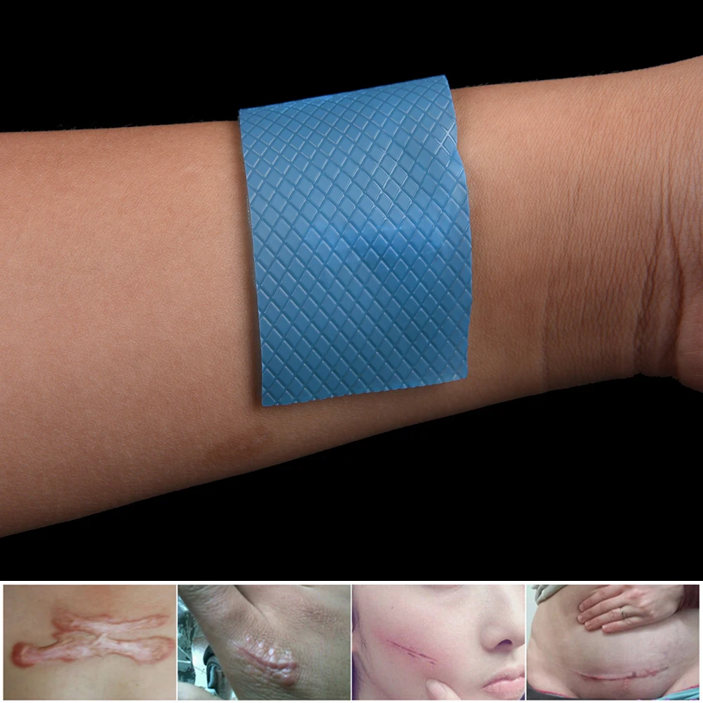 

3.5*7cm Skin Repair Silicone Removal Patch Reusable Acne Gel Scar Therapy Silicon Patch Remove Trauma Burn Sheet