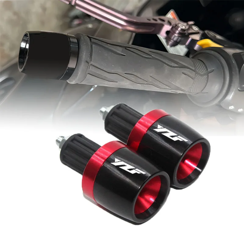 Motorcycle Accessories CNC Aluminum Handlebar Grips Bar End Plugs Hot Deals Fit For YZF R3 R25 R6 R1 R125 R250 R6s 7/8\