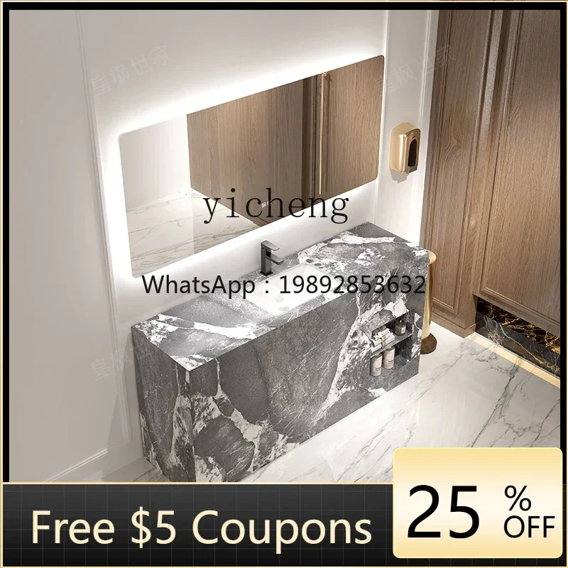 WW rock slab column basin wash basin laundry pool outdoor courtyard outdoor wash basin villa yard