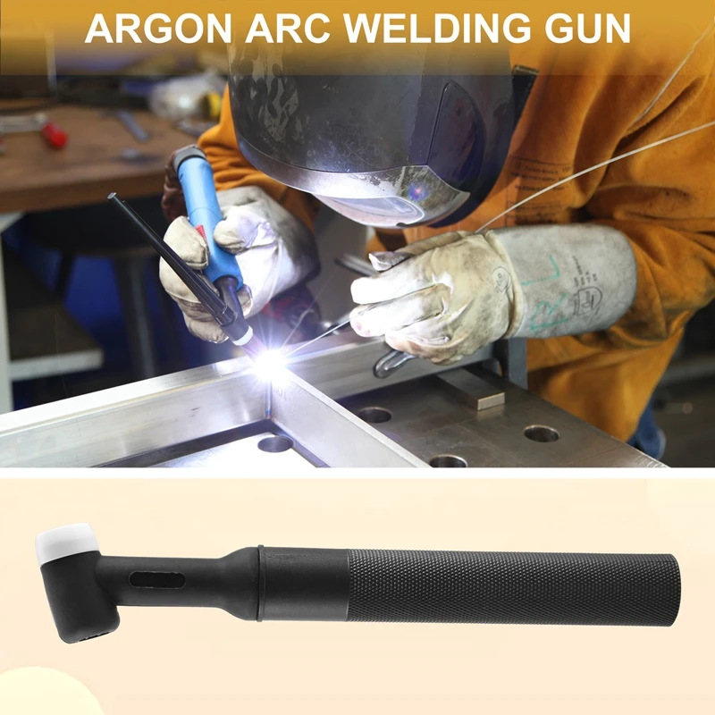 250A Wp-26F Sr-26F Tig Welding Torch  Black Flexible Head Body Nozzle Gas Cooled Torch 26 Series Welding Accessories