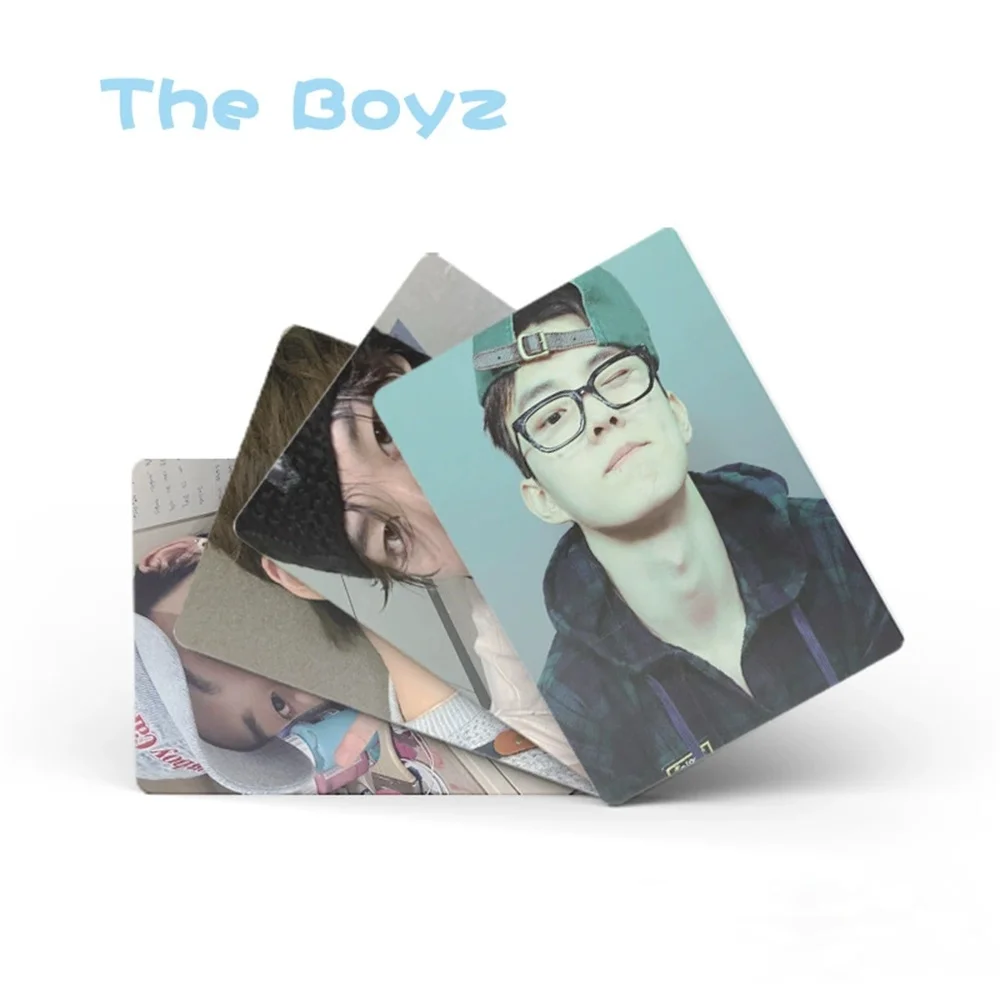 بطاقات ليزر صغيرة Kpop THE BOYZ 50 قطعة/المجموعة/مجموعة بطاقة LOMO محاصر Lee Sang Yeon Bae Jun Young Kim Young Hoon Lee Ju Yeon مجموعة المشجعين