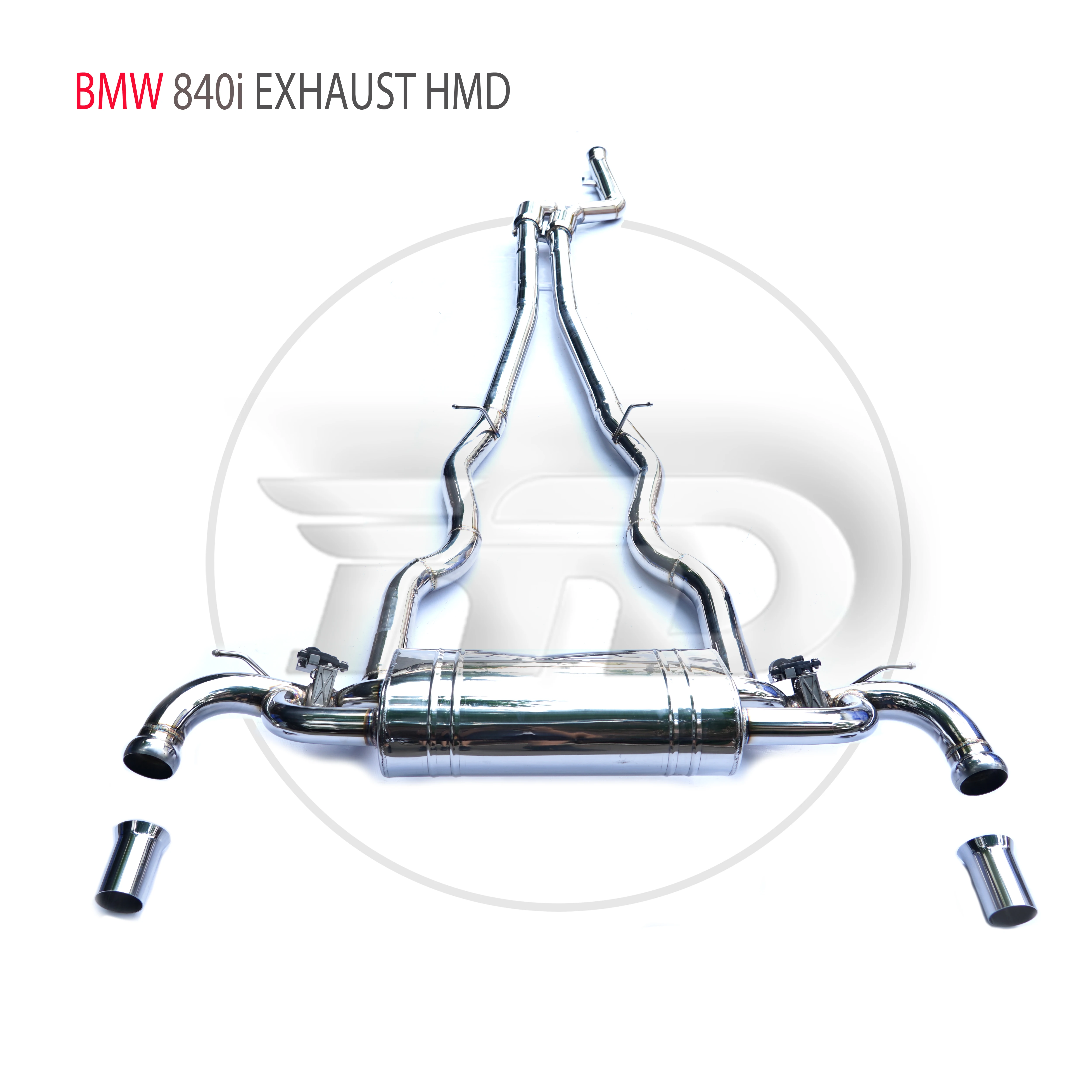 HMD Stainless Steel Material Exhaust System Performance Catback for BMW 840i Auto Modification Electronic Valve Muffler