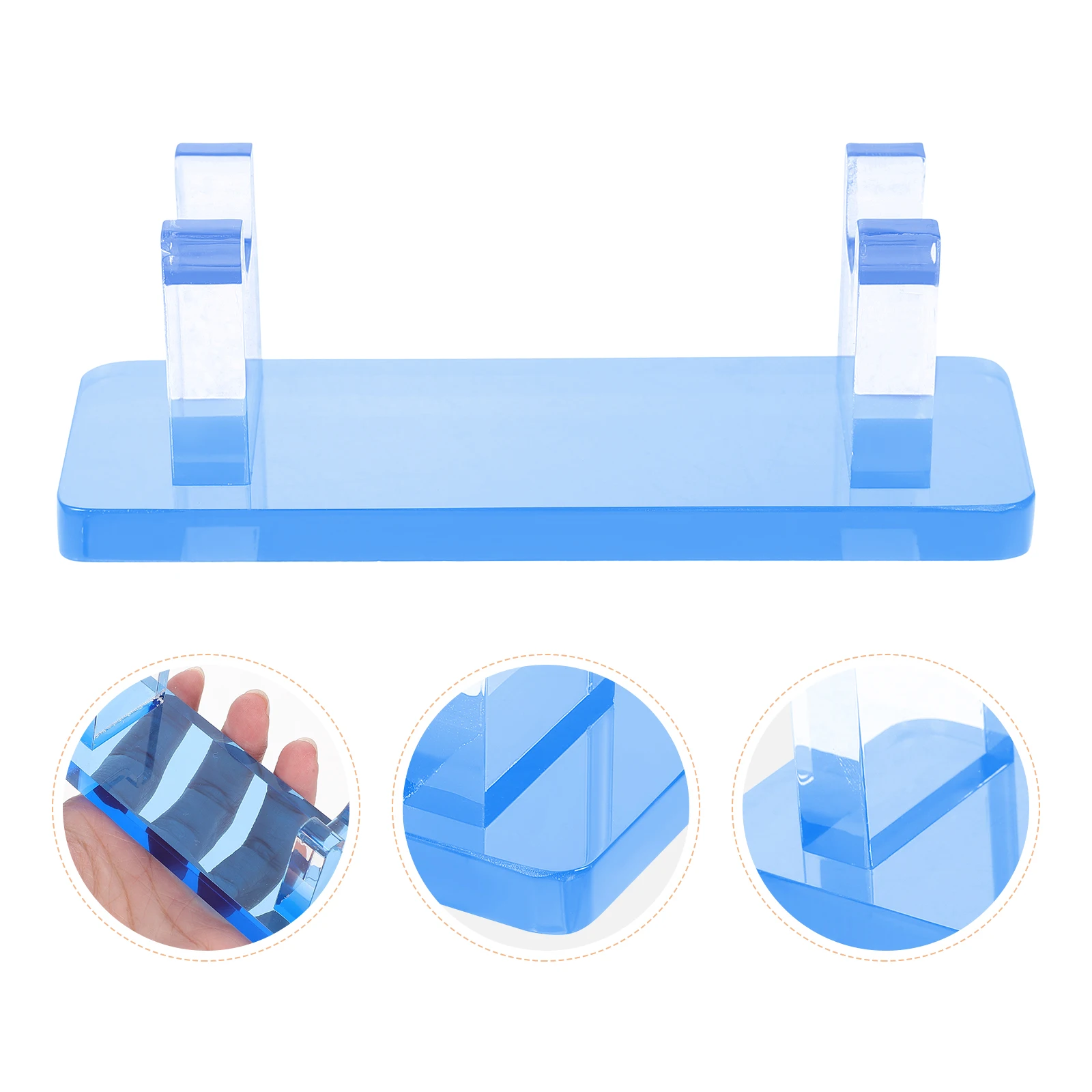 

Acrylic Pen Holder Display Stand Shelf Organizer Clear Transparent Desk Office Storage Rack For Pens Brushes Practical