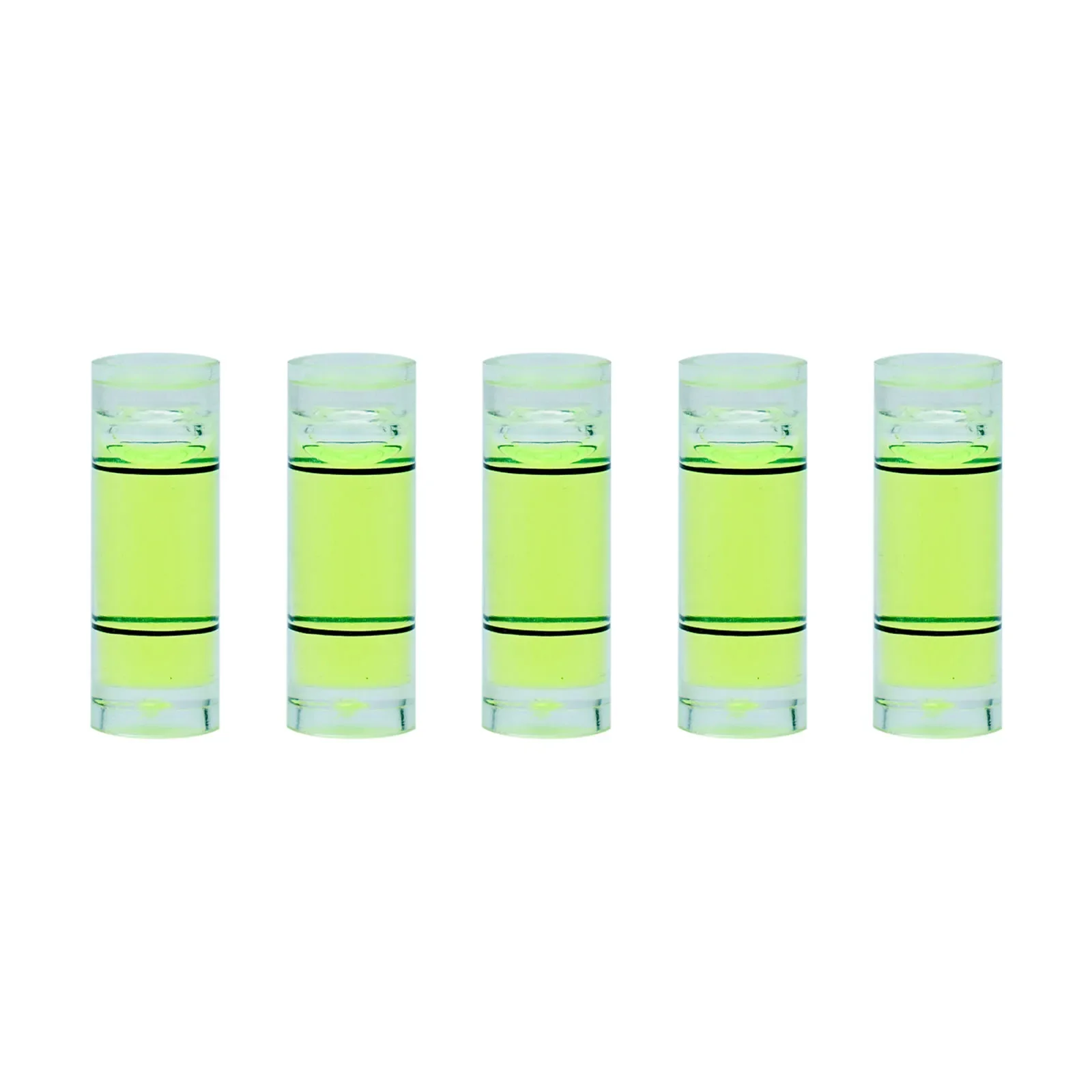 5pcs Bubble Leveler Mini Level-Mini Bubble Spirit Level Cylinder Level Precision Level  Horizontal Bead Level Measuring Tools