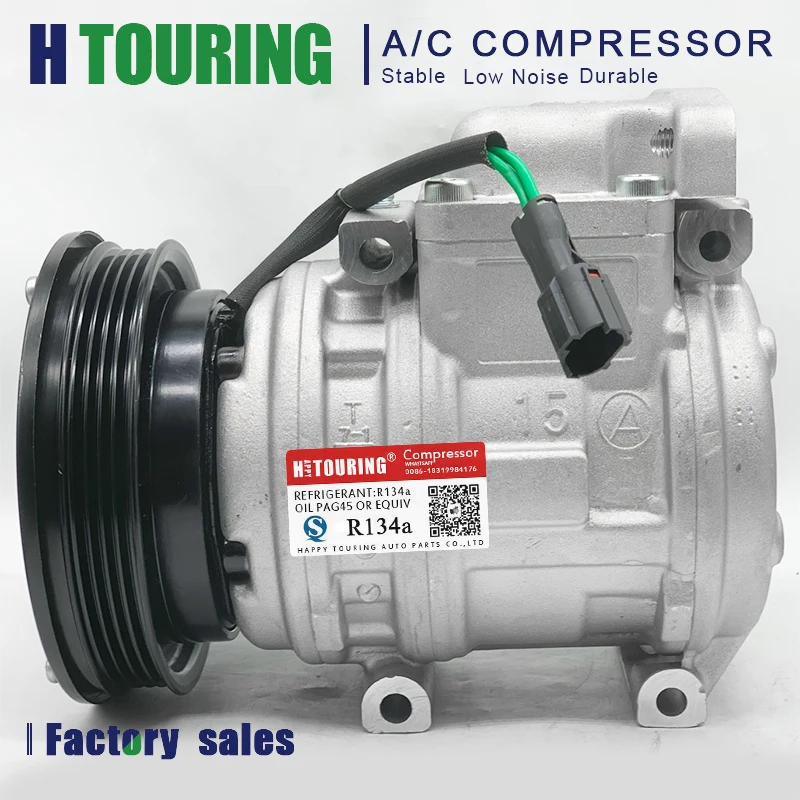 

AC Air Condition Compressor For Doosan DH220-5 DX255LC Dx225 Vehicles Excavator 10PA15C 2208-6013B 22086013B 24V