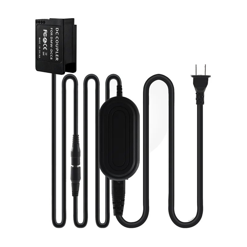 Фиктивный аккумулятор DMW-BLC12 DCC8 для Panasonic FZ200 FZ300 FZ2500 G5 G6 G7 G80 G81 G85 GX8 G99 SIGMA FP US Plug-BTFL