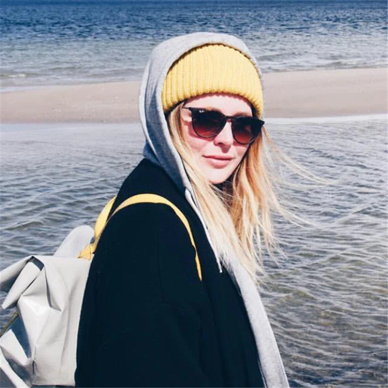 New Arrival Stylish Autumn Winter Warm Women Braided Crochet Wool Knitted Beanie Beret Ski Ball Cap Baggy Solid Hat Skullies