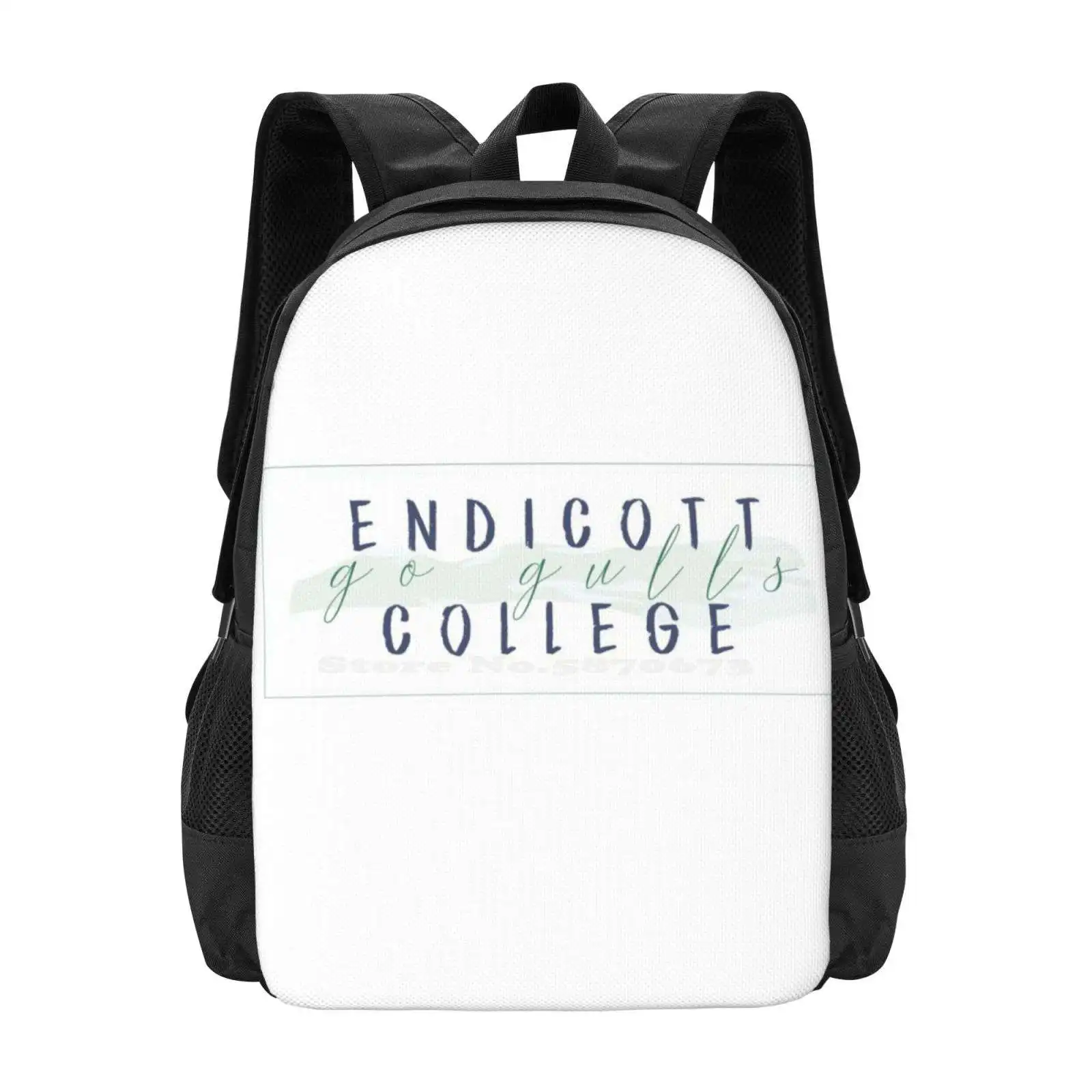 Endicott College Go Gulls Hot Sale Schoolbag Backpack Fashion Bags Endicott College Go Gulls Endi Gulls Beverly Massachusetts