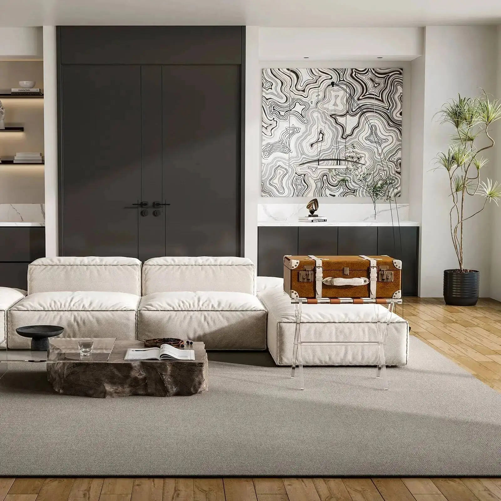 قوس حقيبة جديدة قابلة للطي مقعد أكريليك الأمتعة فندق رف الملابس رف صغير تخزين شفاف #4