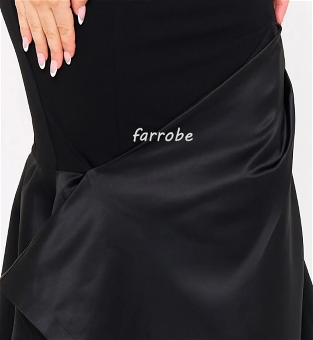 Abiti lunghi con spalle scoperte a sirena increspata con pieghe in jersey squisito sexy personalizzato Abiti per occasioni su misura Taglie disponibili