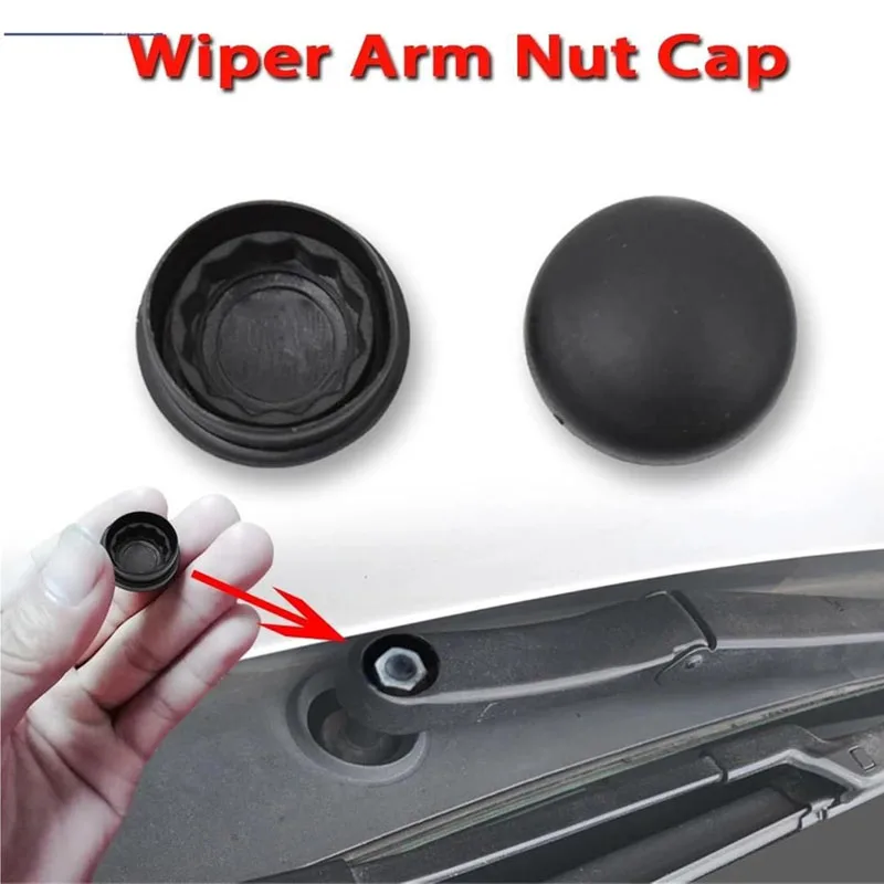 2Pcs Car Front Wiper Arm Nut Cover Bolt Rocker Arm Cover Tools Suitable For VolkswagenT6 T4 T5 2000-2018 EuroVan Car Accessories