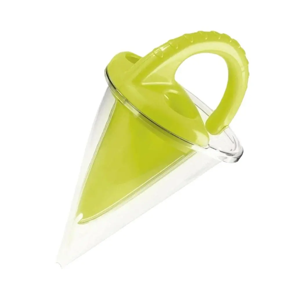 Funny Plastic Beach Overflow Funnel Decoration Spilling Funnel Sand Strainer Creative Green Digging Sand Kit Sculptures