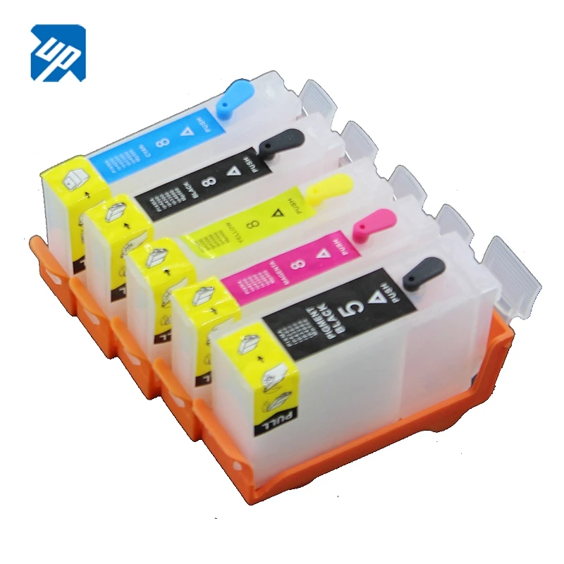 PGI-5 Refillable ink Cartridges for Canon IP4500 MP810 MP800  MP800R  MP830  MP600 MP610 printer with auto reset chip PGI5 CLI8