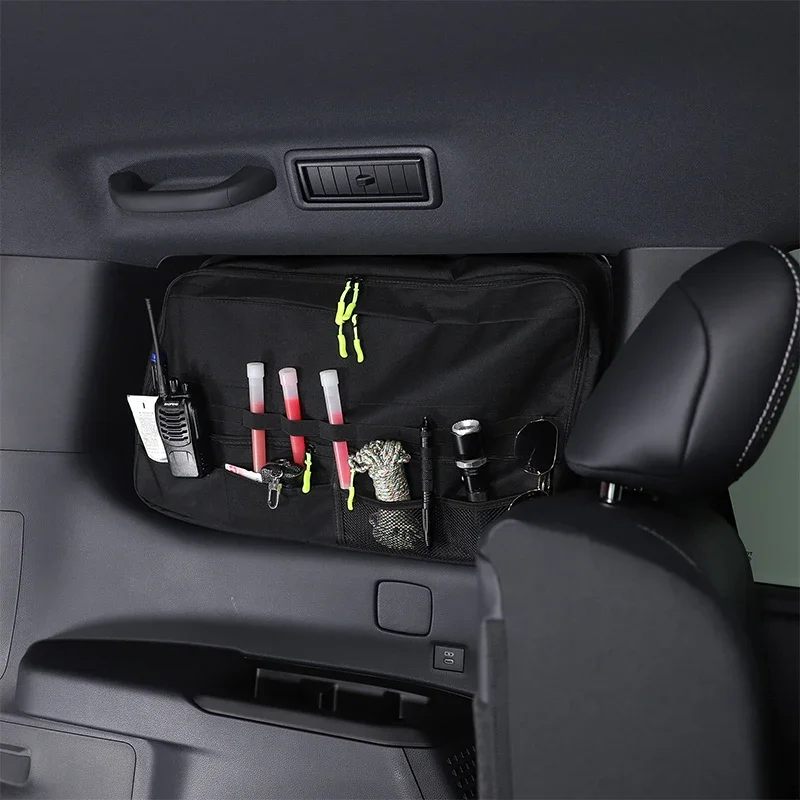 

For Toyota Land Cruiser Prado LC250 2024 2025 Oxford Cloth Car Trunk Side Multifunctional Storage Bag Car Interior Accessories