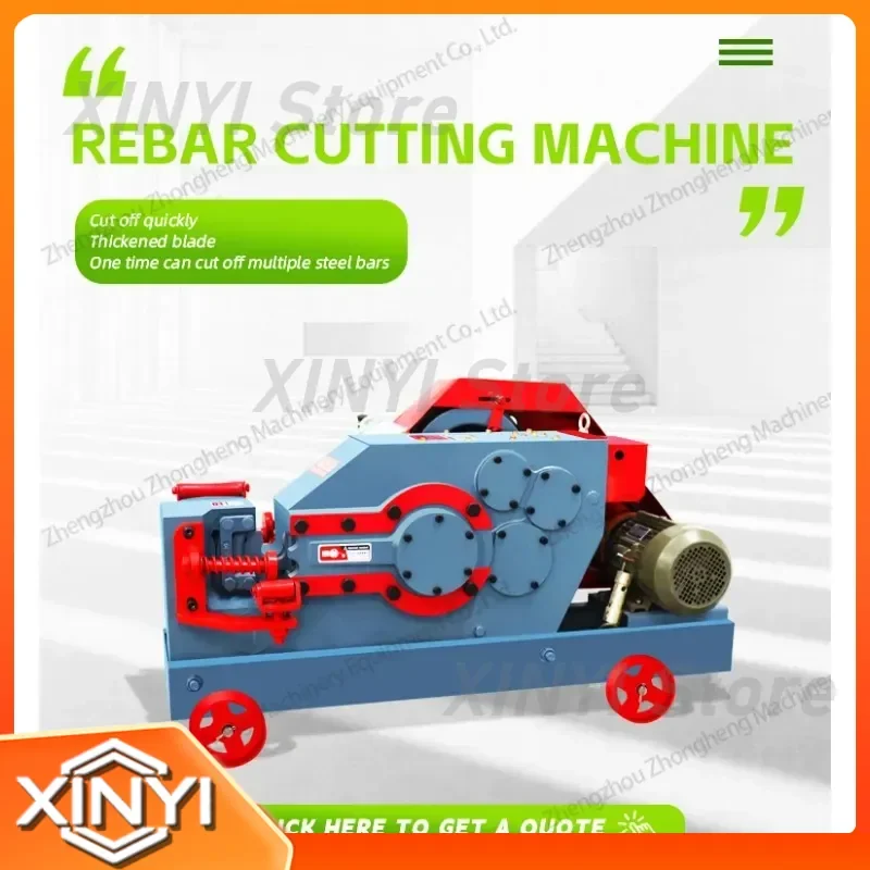 for Small 25MM Iron Rod Cutter Electric 220V Single Phase Rebar Cutting Machine for Export